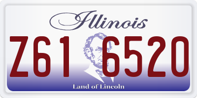 IL license plate Z616520
