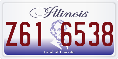 IL license plate Z616538