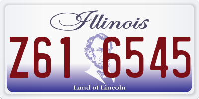 IL license plate Z616545