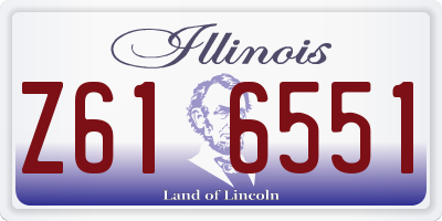 IL license plate Z616551