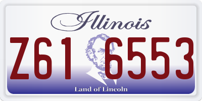 IL license plate Z616553