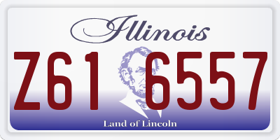 IL license plate Z616557