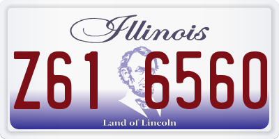 IL license plate Z616560
