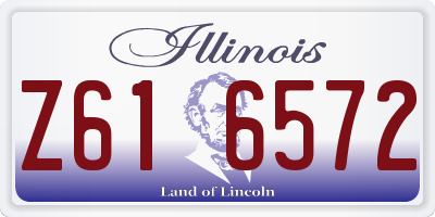 IL license plate Z616572