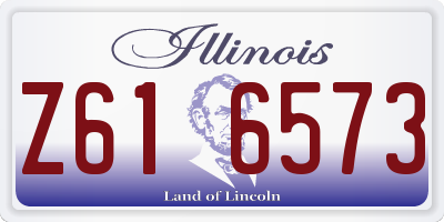 IL license plate Z616573