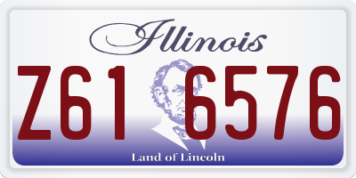 IL license plate Z616576