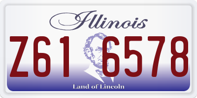 IL license plate Z616578