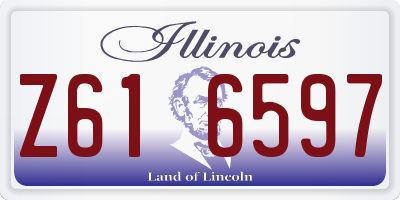 IL license plate Z616597