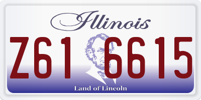 IL license plate Z616615
