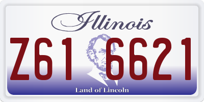 IL license plate Z616621