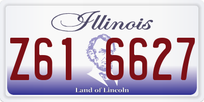IL license plate Z616627