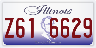 IL license plate Z616629