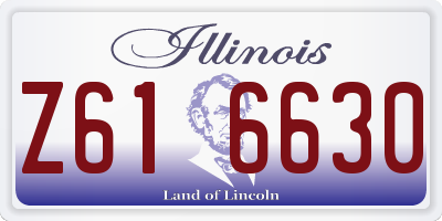 IL license plate Z616630