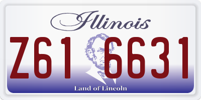 IL license plate Z616631
