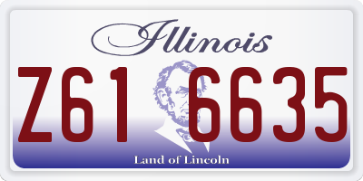 IL license plate Z616635