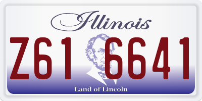 IL license plate Z616641