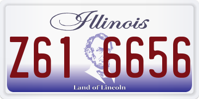 IL license plate Z616656