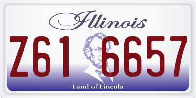IL license plate Z616657