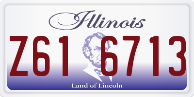 IL license plate Z616713