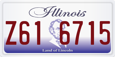 IL license plate Z616715