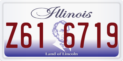 IL license plate Z616719