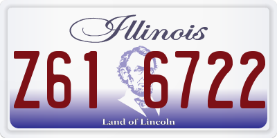 IL license plate Z616722