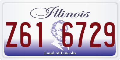 IL license plate Z616729