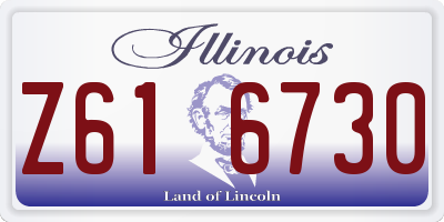 IL license plate Z616730