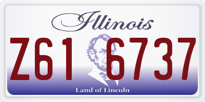 IL license plate Z616737