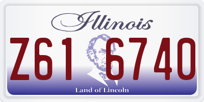 IL license plate Z616740