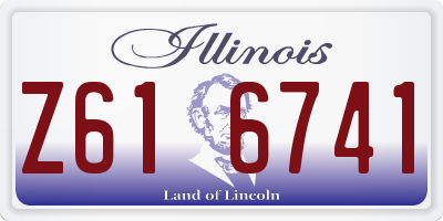 IL license plate Z616741
