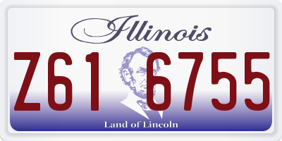IL license plate Z616755