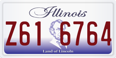 IL license plate Z616764