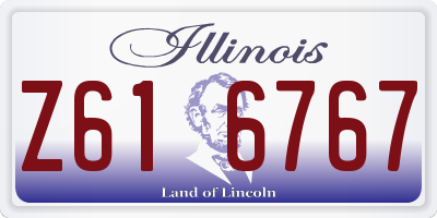 IL license plate Z616767