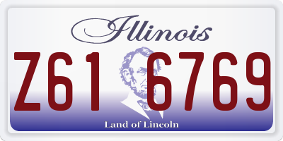 IL license plate Z616769