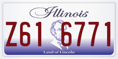 IL license plate Z616771