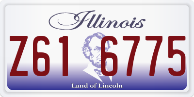 IL license plate Z616775