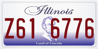 IL license plate Z616776