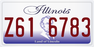 IL license plate Z616783