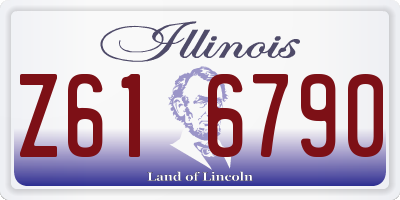 IL license plate Z616790