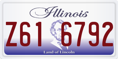 IL license plate Z616792