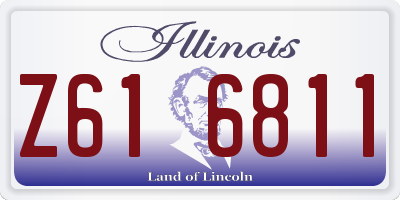 IL license plate Z616811