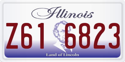 IL license plate Z616823