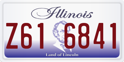 IL license plate Z616841