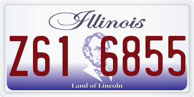 IL license plate Z616855