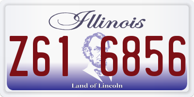 IL license plate Z616856