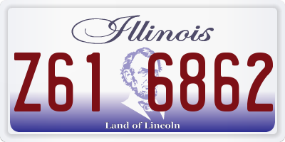 IL license plate Z616862