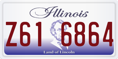 IL license plate Z616864