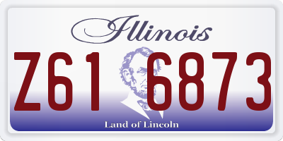 IL license plate Z616873