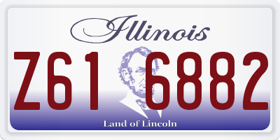 IL license plate Z616882